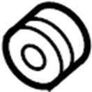 Bracket Grommet 1K0-955-493-A - View 6