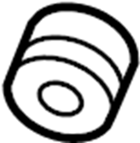 Bracket Grommet 1K0-955-493-A - View 2