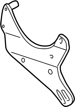 Power Steering Pump Front Bracket 037-145-544-B - View 4