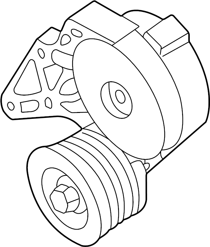 Accessory Drive Belt Tensioner Assembly 021-145-299-C