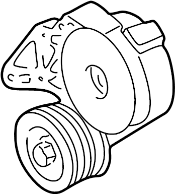 Accessory Drive Belt Tensioner Assembly 021-145-299-C - View 2