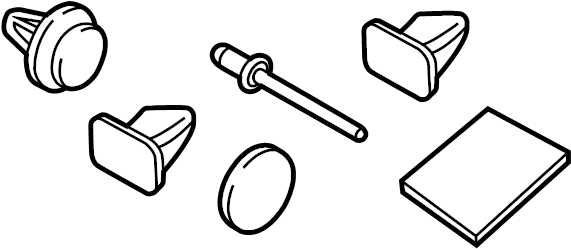 Door Shell Mount Kit 5NA-898-619