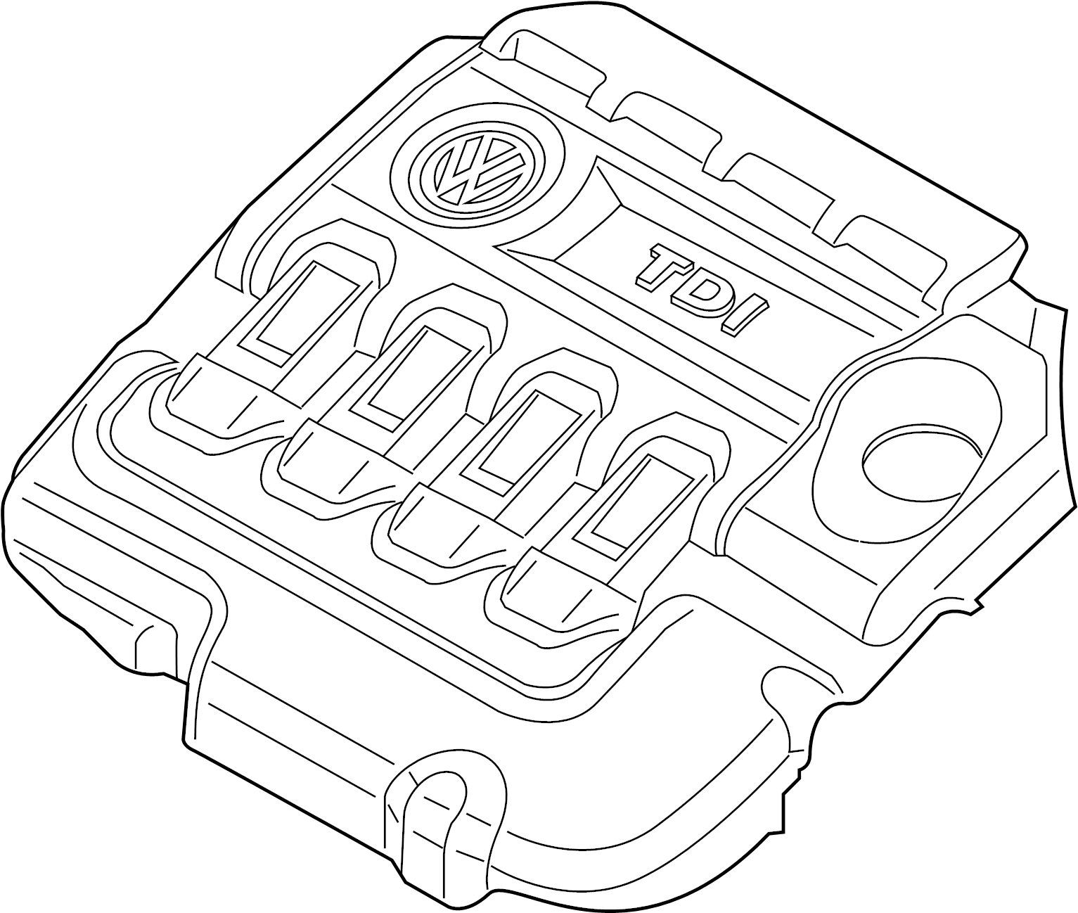 Engine Cover 04L-103-925-AQ - View 6