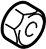 Impact Bar Nut WHT-001-002 - View 2