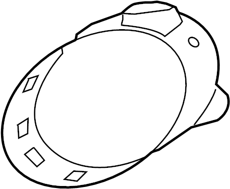 Headlamp Frame 1C0-806-640-J - View 2