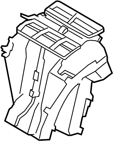 Instrument Panel Air Duct 1K1-820-353-C - View 5