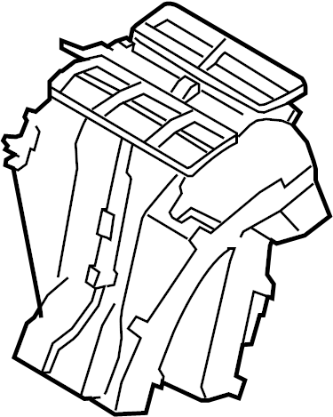 Instrument Panel Air Duct 1K1-820-353-C - View 6