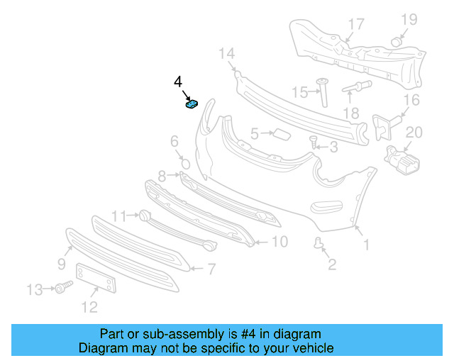 Bumper Cover U N-904-126-01 - View 5