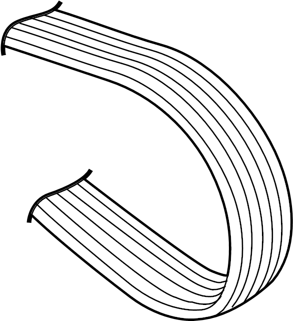 Serpentine Belt 07D-145-933-E - View 2