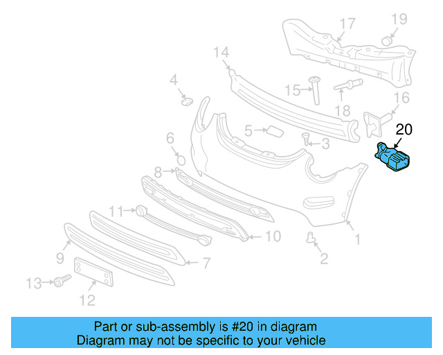 Ambient Temp Sensor 1J0-919-379-A - View 7