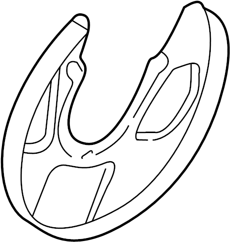 Backing Plate 1J0-615-612-D - View 2