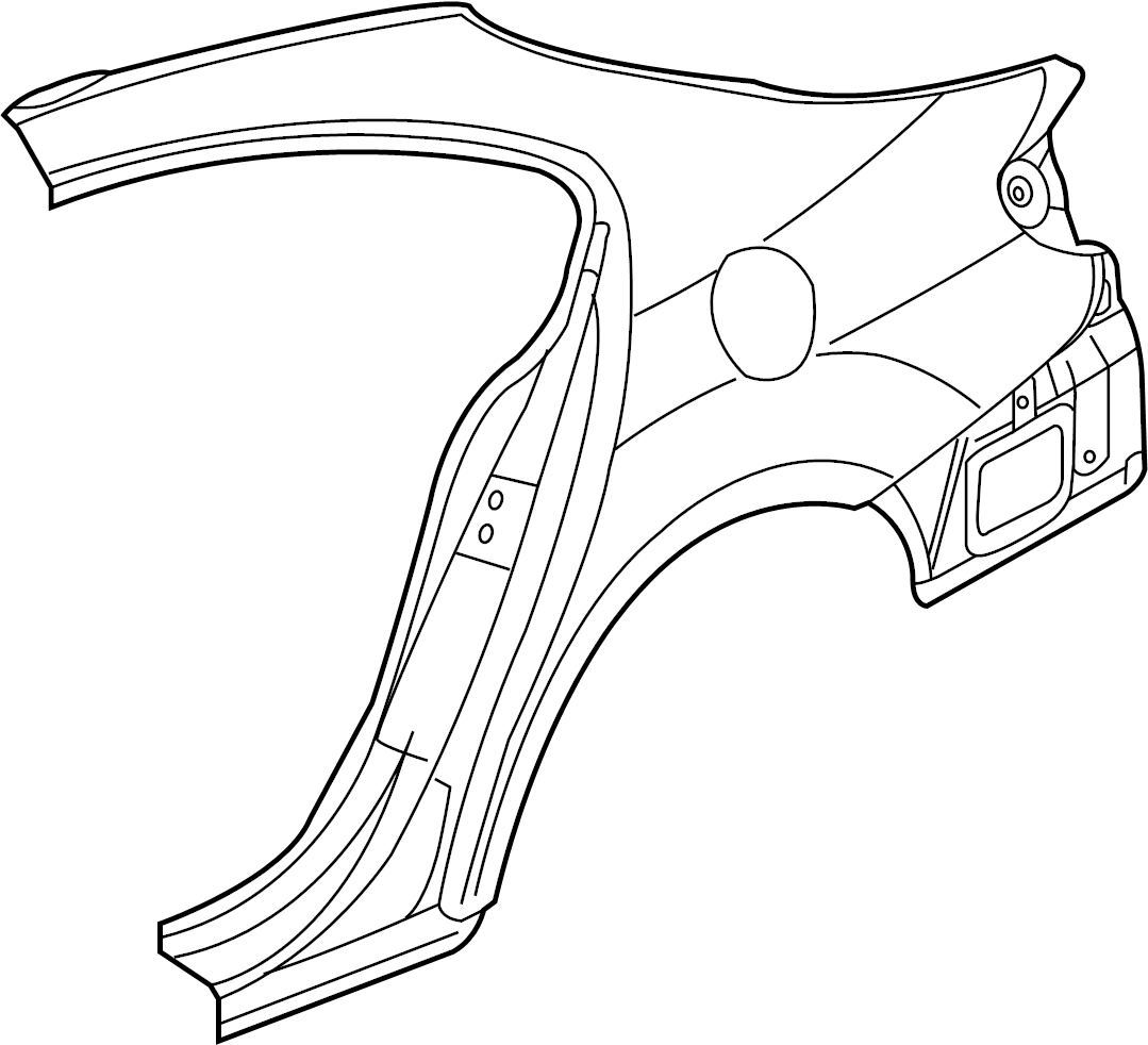 Quarter Panel 3C8-809-843 - View 2