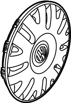 Wheel Cover 1C0-601-147-J-MFX - View 2