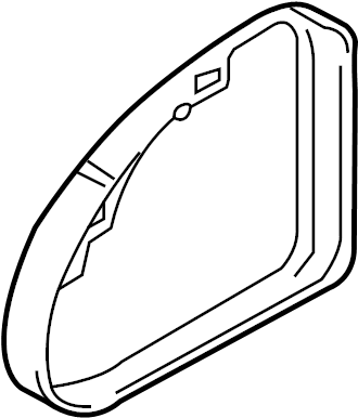 Door Mirror Trim Ring 1K0-857-601-9B9 - View 4