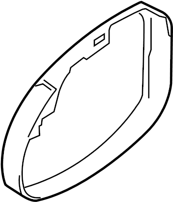 Door Mirror Trim Ring 1K0-857-601-9B9 - View 7