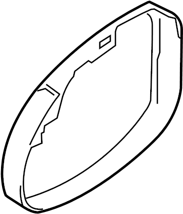 Door Mirror Trim Ring 1K0-857-601-9B9 - View 8