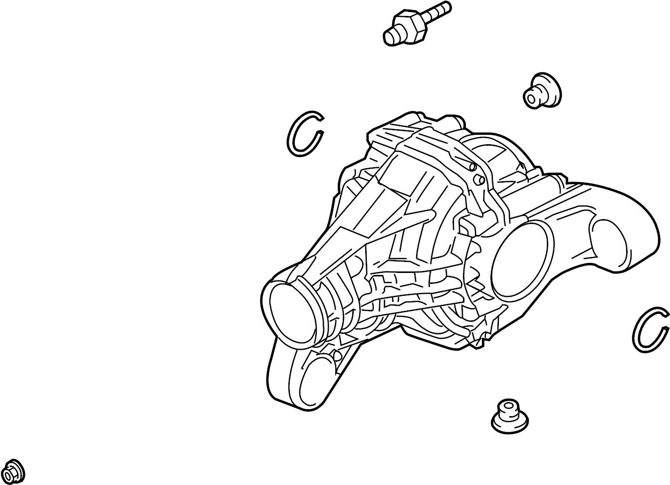 Differential Assembly 0AB-525-017-J - View 2