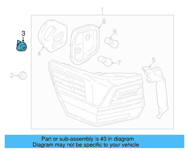 Tail Lamp Nut 5TA-945-300 - View 5