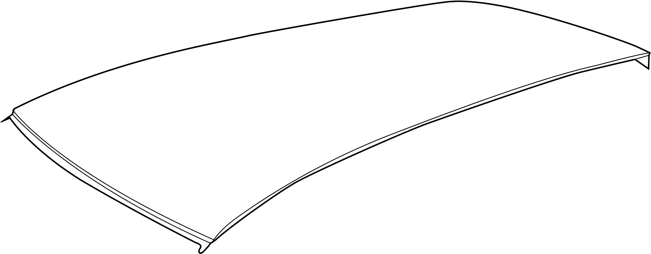 Roof Panel 1K9-817-101-B - View 2