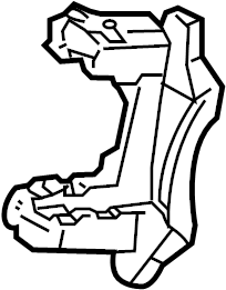 Disc Brake Caliper Bracket 357-615-125-C