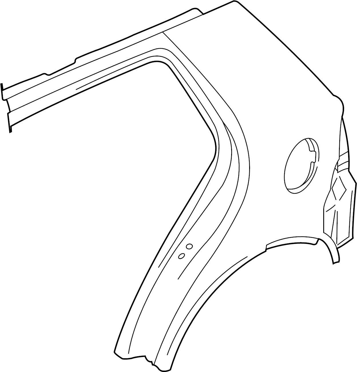 Quarter Panel 1J4-809-843-B