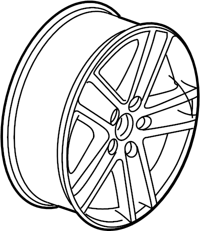 Wheel, Alloy 3C0-601-025-R-88Z - View 9