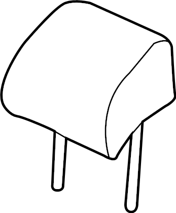 Headrest, Outer 561-885-901-E-81W - View 2