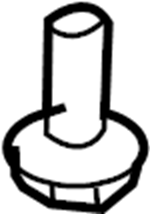 Bumper Cover Pin 8D0-805-121-B - View 9