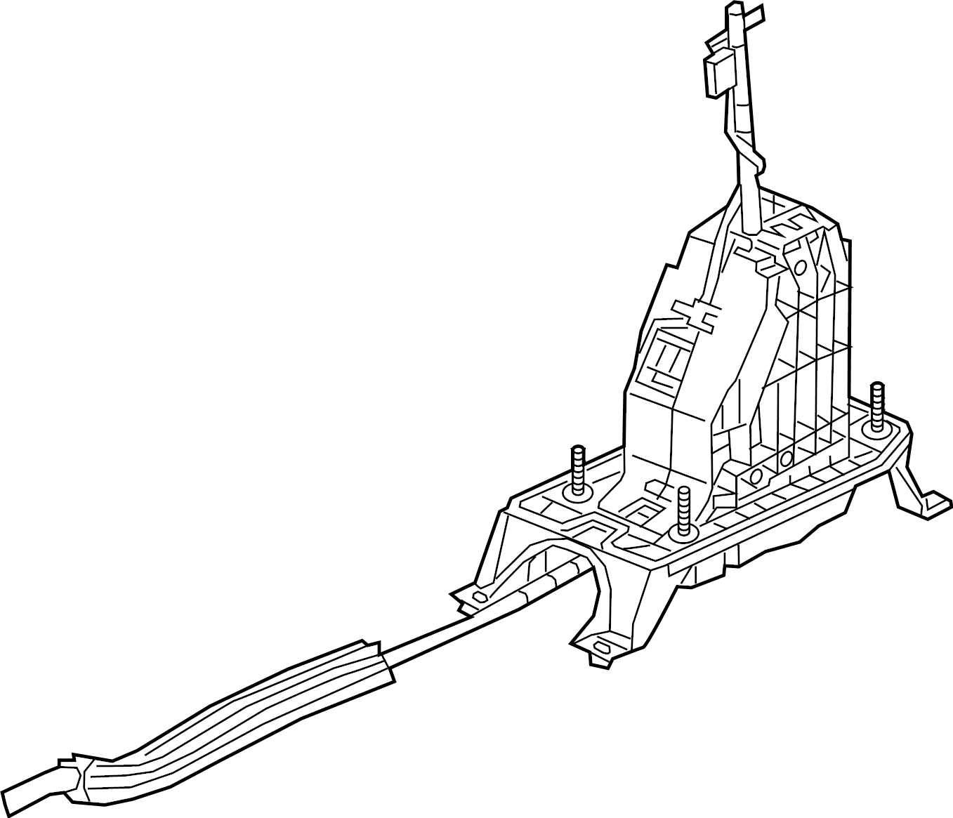 Gear Shift Assembly 3Q1-713-025-D - View 2