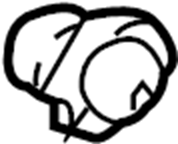 Door Trim Panel Clip 1C0-867-837 - View 2