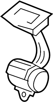 Seat Belt Guide 1K0-857-781-B-71N