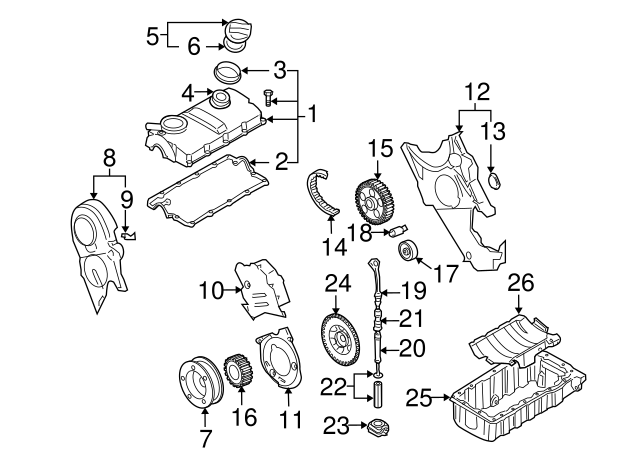 Oil Cooler 028-117-021-L