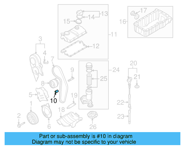 Idler Pulley 038-109-244-N