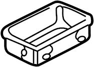 Console Tray 1J0-858-373-C-2QL - View 2