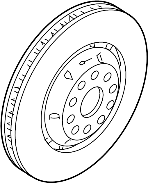 Brake Rotor 4E0-615-301-P - View 2