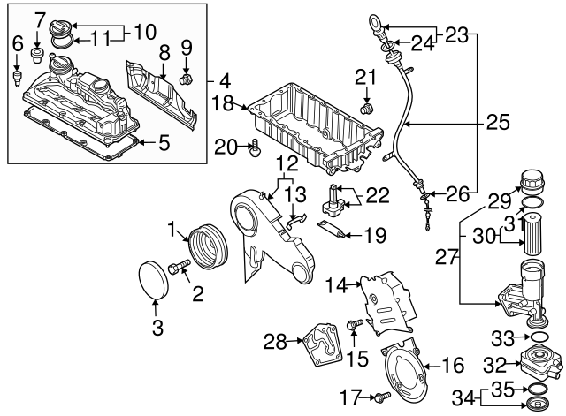 Upper Oil Pan Bolt N-910-506-01