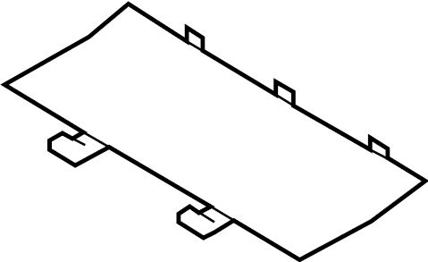 O'head Lamp Lens 7P6-947-125-B-81U - View 2