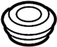 Power Brake Booster Vacuum Pump Insulator 8E0-614-177-A - View 3