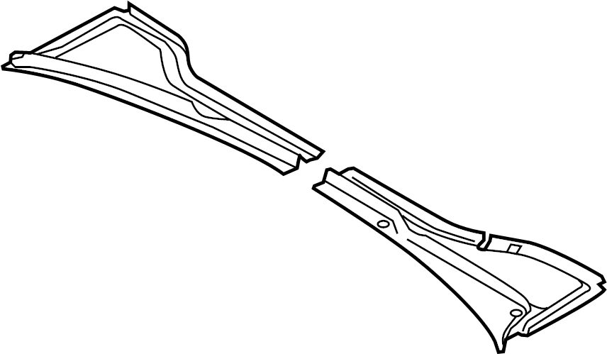 Cowl Grille 5G1-819-403-B-9B9 - View 2