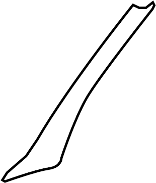 Windshield Pillar Trim 5N0-867-234-C-82V - View 2