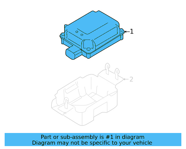 Control Module 4M0907410B - View 3