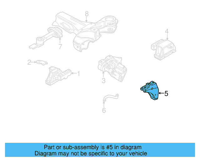 Trans Mount Bracket 1J0-199-117-AT