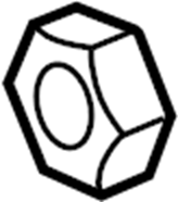 Lower Control Arm Lock Nut WHT-001-938 - View 5