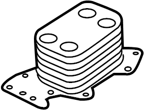 Oil Cooler 059-117-021-K - View 3