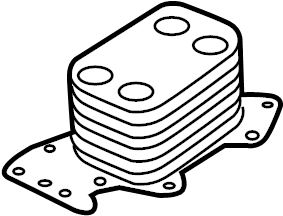 Oil Cooler 059-117-021-K - View 4