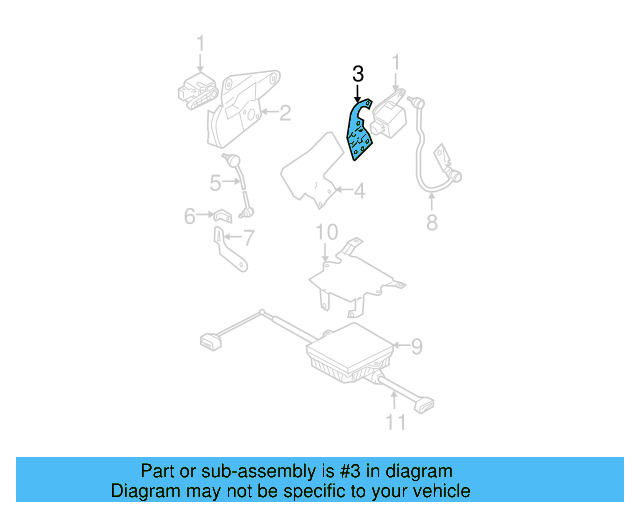 Rear Bracket 1J0-941-453-B - View 5
