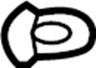 Floor Pan Heat Shield Washer WHT-003-386 - View 2