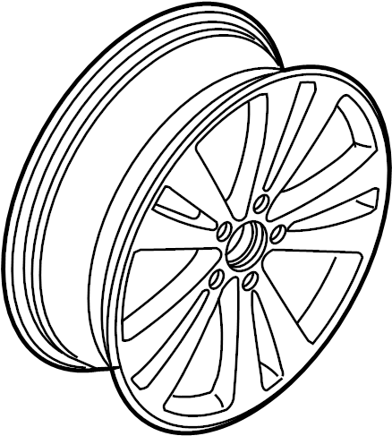Wheel, Alloy 3C0-601-025-AN-16Z - View 8