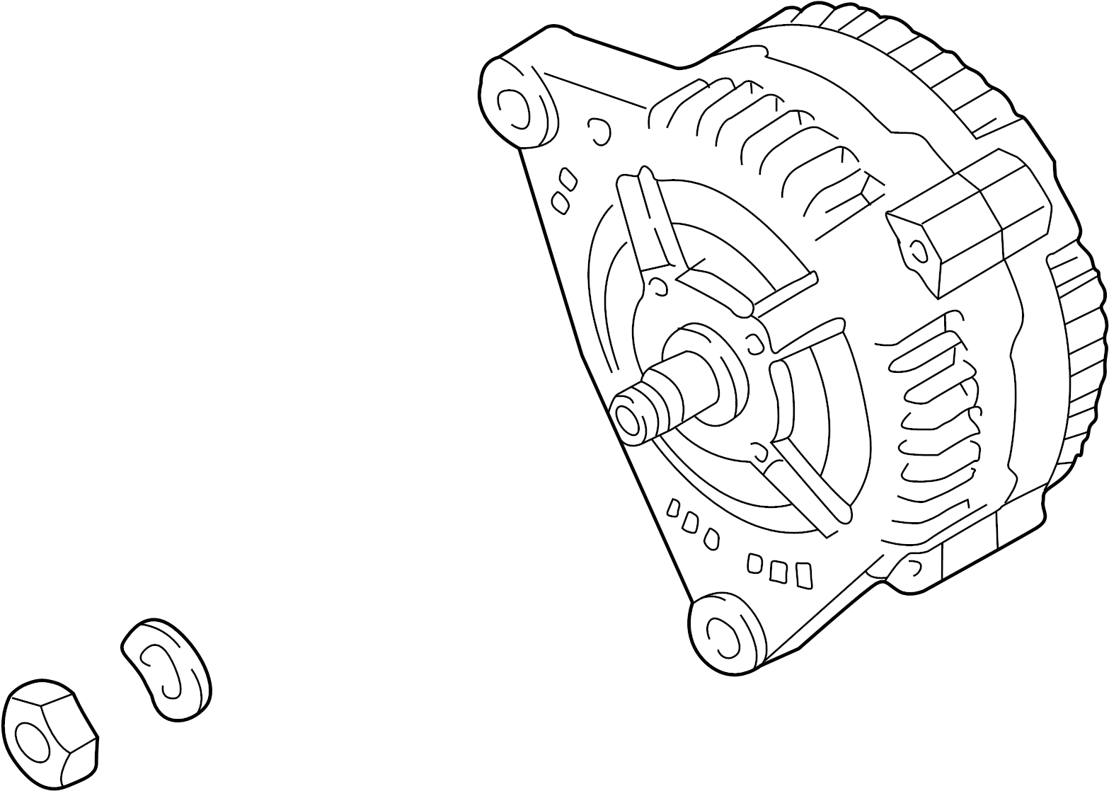 Alternator 059-903-018-X - View 2
