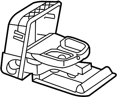 storage bin only does not include drink holder 1K5-863-383-A-3Z7 - View 2